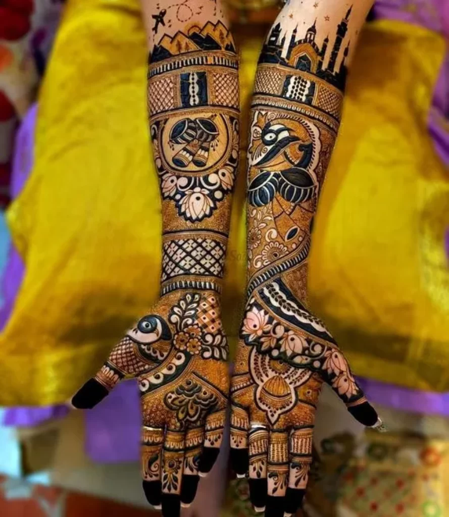 Minimalist Elegance mehndi design