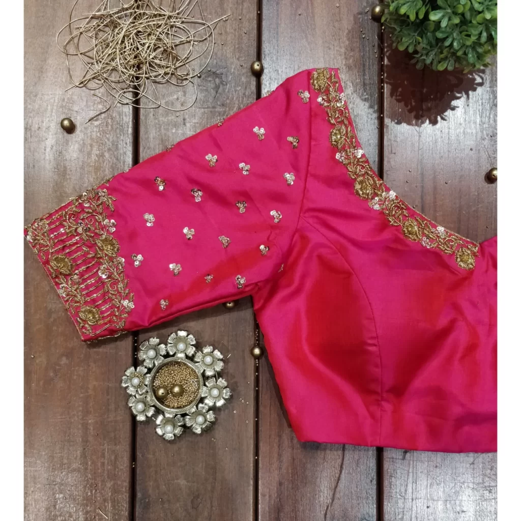 Embroidered back blouses