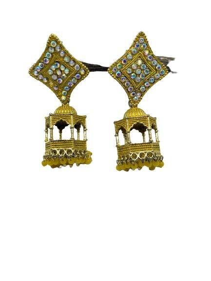 Traditional Bollywood Ethnic Fashion Jhumki Earrings For Women - Image 6